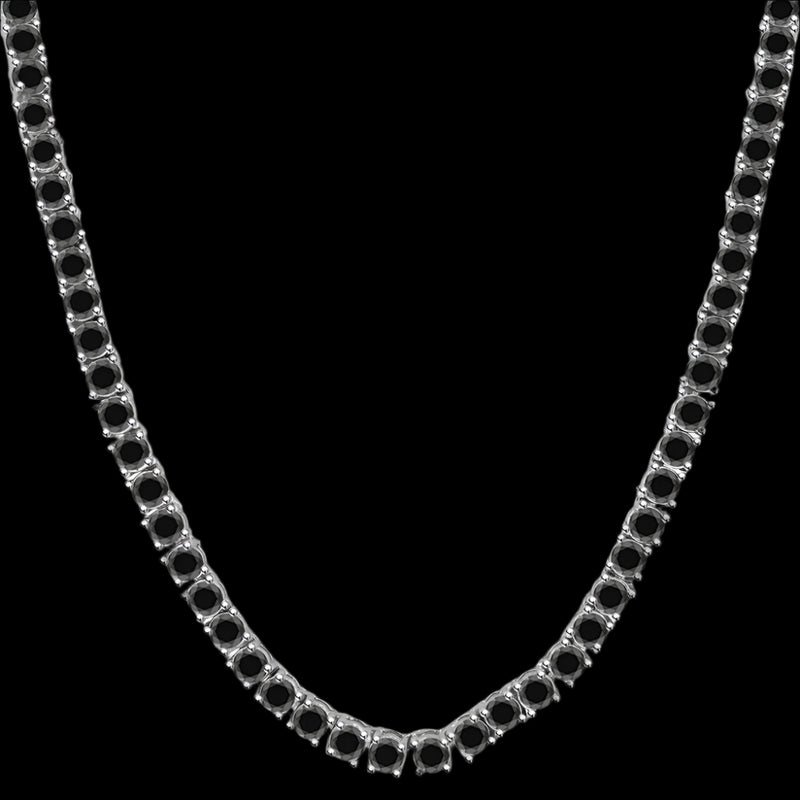 שרשרת טניס שחורה