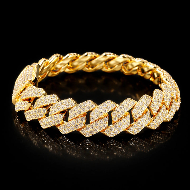 צמיד אייס אנטרטיקה בציפוי זהב