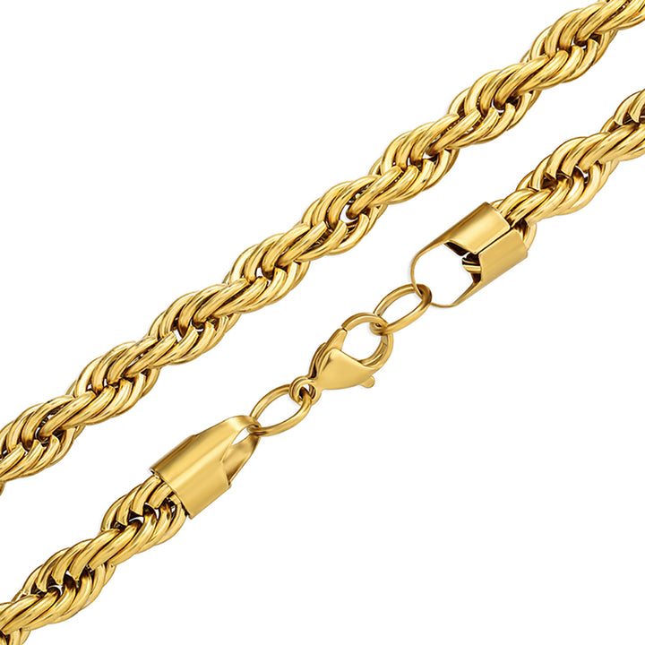 שרשרת חבלים יוקרתית לגבר | בצבע זהבשרשרת חבלים יוקרתית לגבר | בצבע זהב