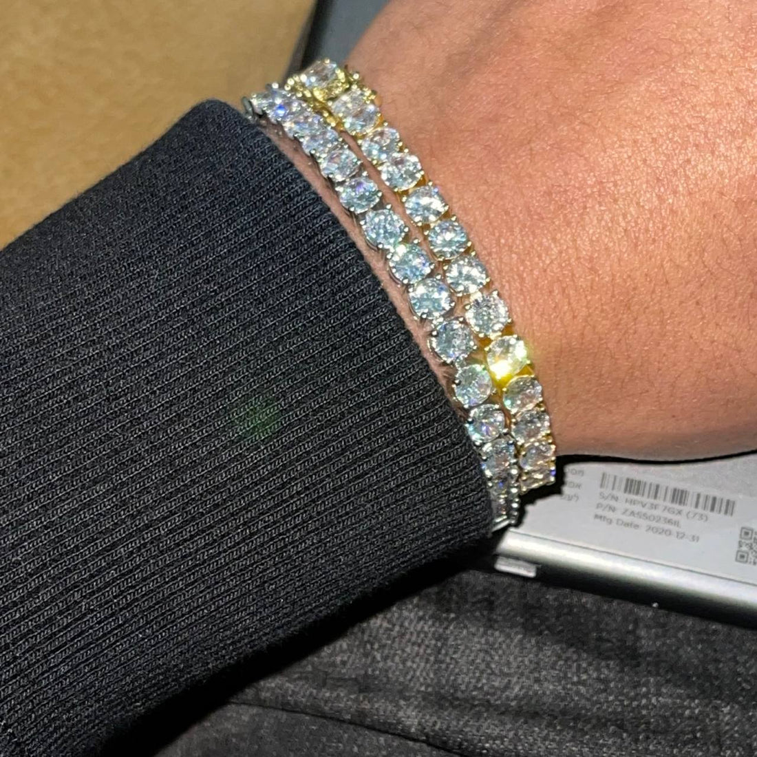 Drice Jewelry | דרייס תכשיטים צמיד לגבר סט תכשיטים לגבר - סט צמידי טניס יוקרתיים