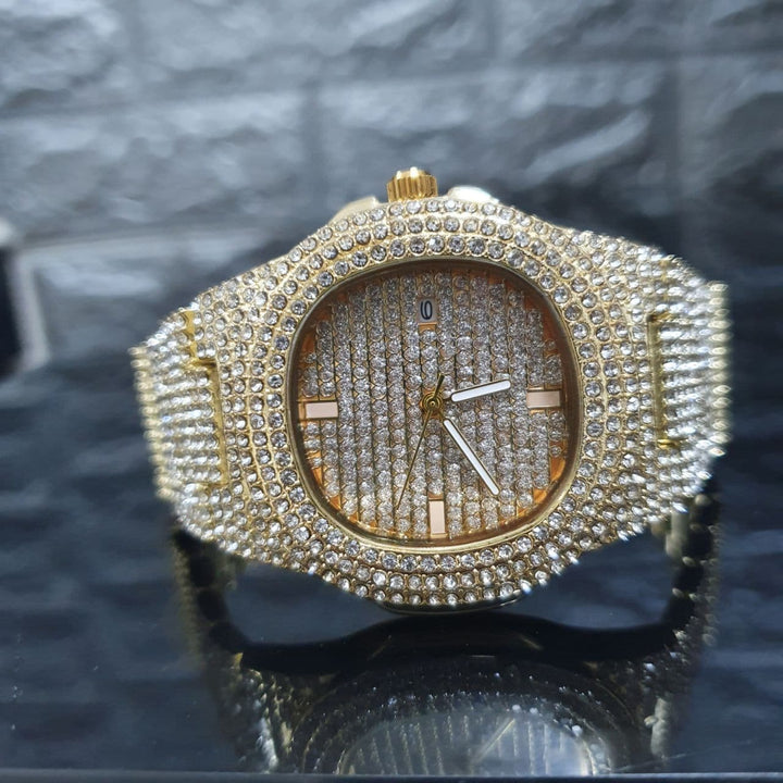 שעון לגבר | שעון יוקרתי מדגם רויאל בצבע זהב