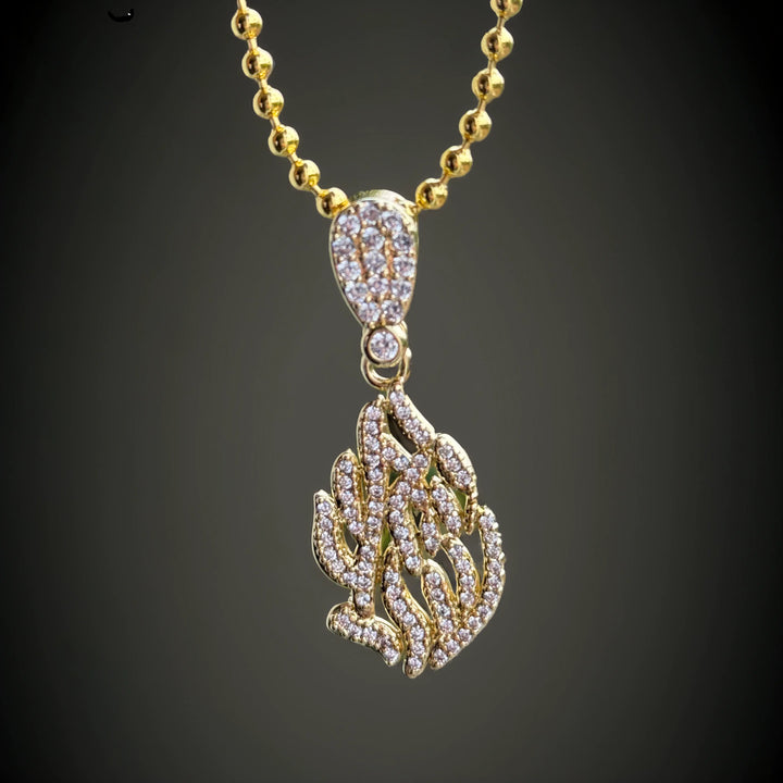 שרשרת האש שלי בציפוי זהב