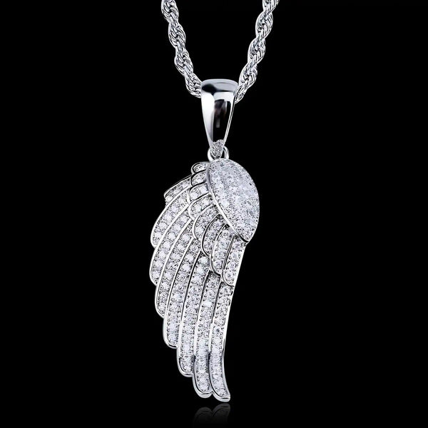 שרשרת אייס כנף זהב לבן 