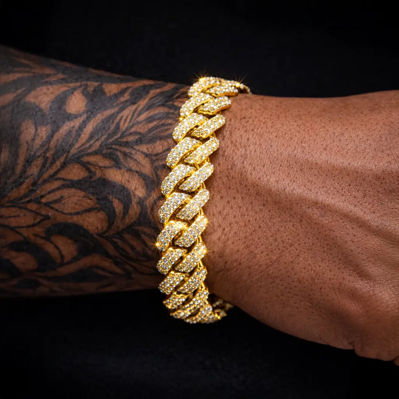 צמיד אייס אנטרטיקה בציפוי זהב