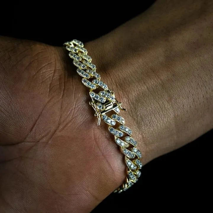 Drice Jewelry | דרייס תכשיטים צמיד לגבר צמיד מיאמי ™ לגבר | צבע זהב