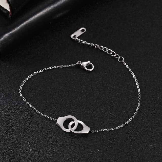 Drice Jewelry | דרייס תכשיטים צמיד לאישה | צמיד אזיקים בצבע כסף