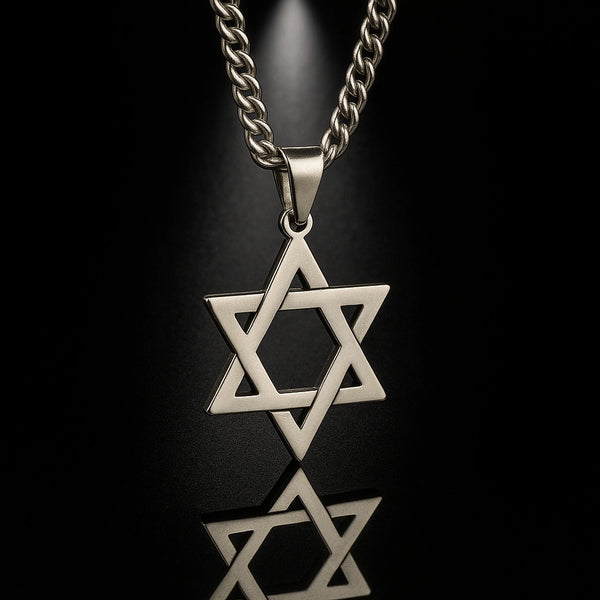 שרשרת מגן דוד לגבר