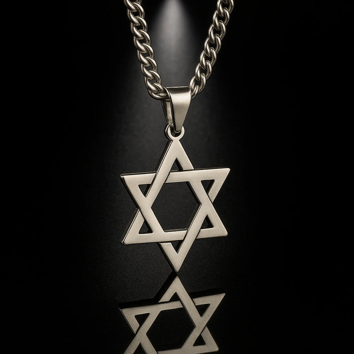 שרשרת מגן דוד לגבר