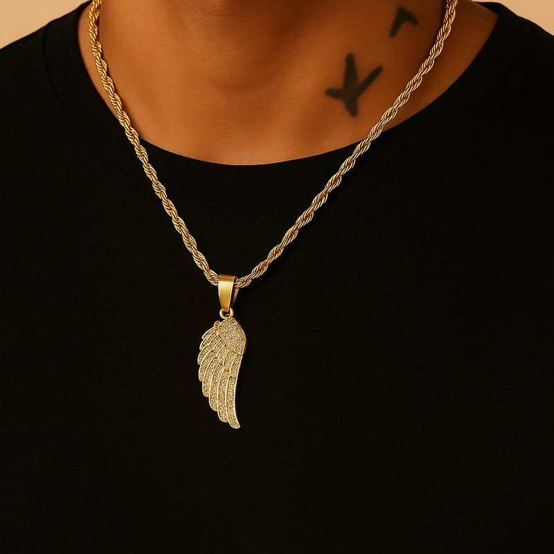 שרשרת אייס כנף זהב