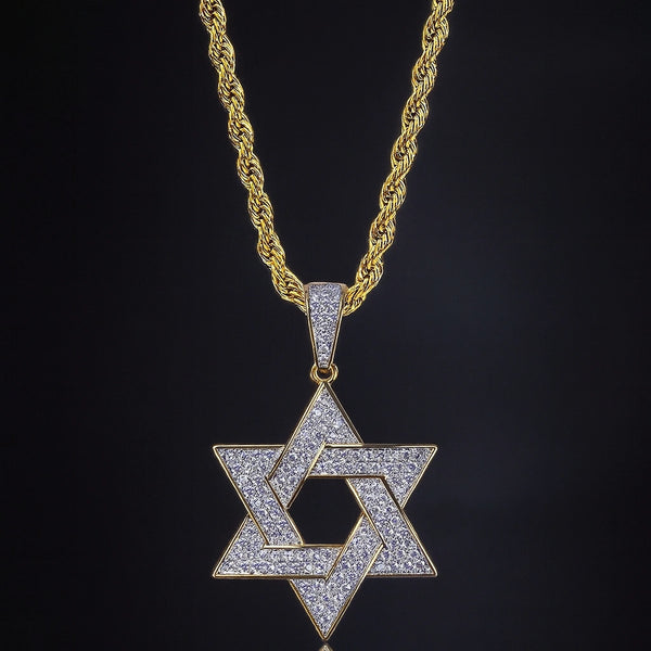 שרשרת אייס מגן דוד זהב