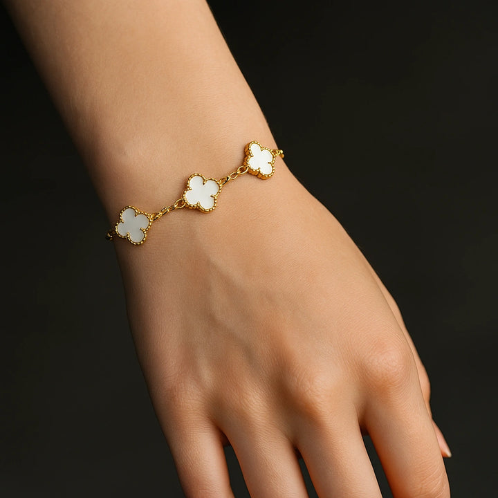 צמיד תלתן לאישה