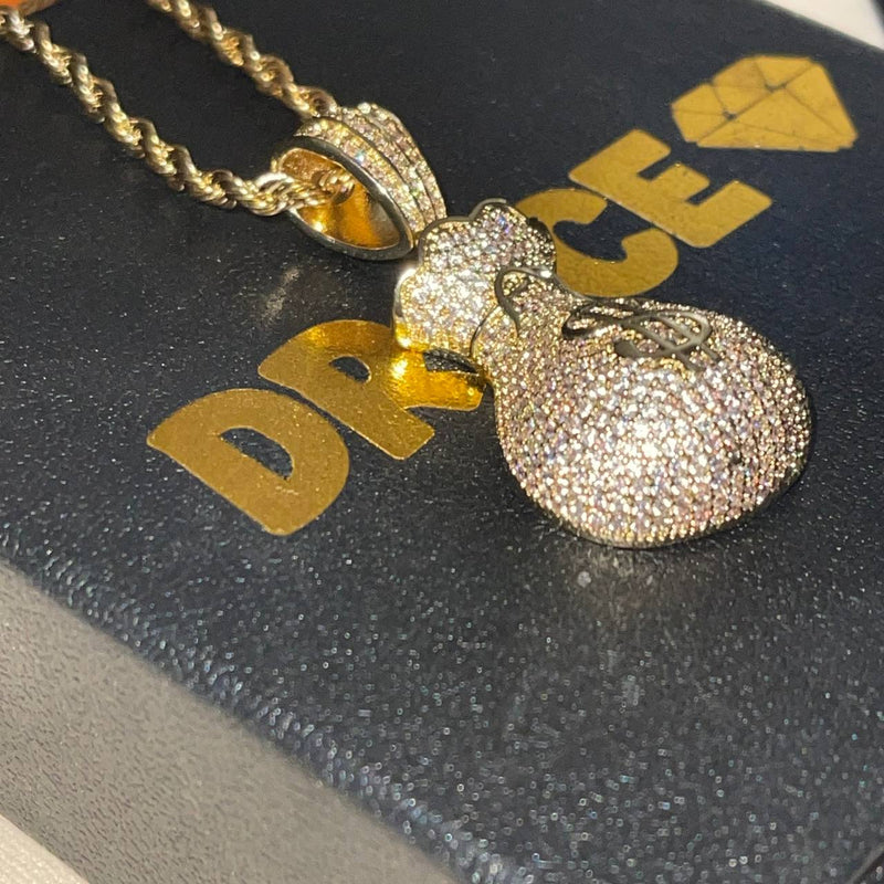 Drice Jewelry | דרייס תכשיטים שרשרת יוקרתית שק כסף לגבר - זהב