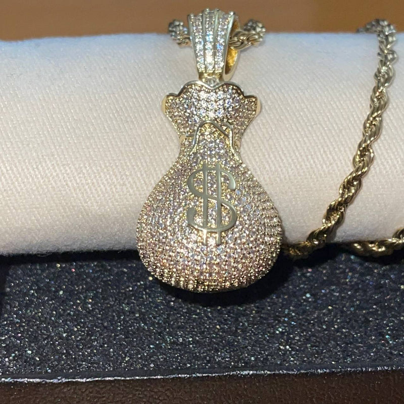 Drice Jewelry | דרייס תכשיטים שרשרת יוקרתית שק כסף לגבר - זהב