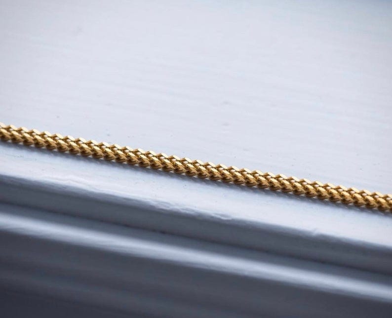 Drice Jewelry | דרייס תכשיטים שרשרת יוקרתית פרנקו לגבר - זהב