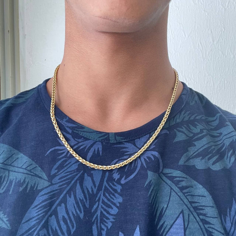 Drice Jewelry | דרייס תכשיטים שרשרת יוקרתית פרנקו לגבר - זהב