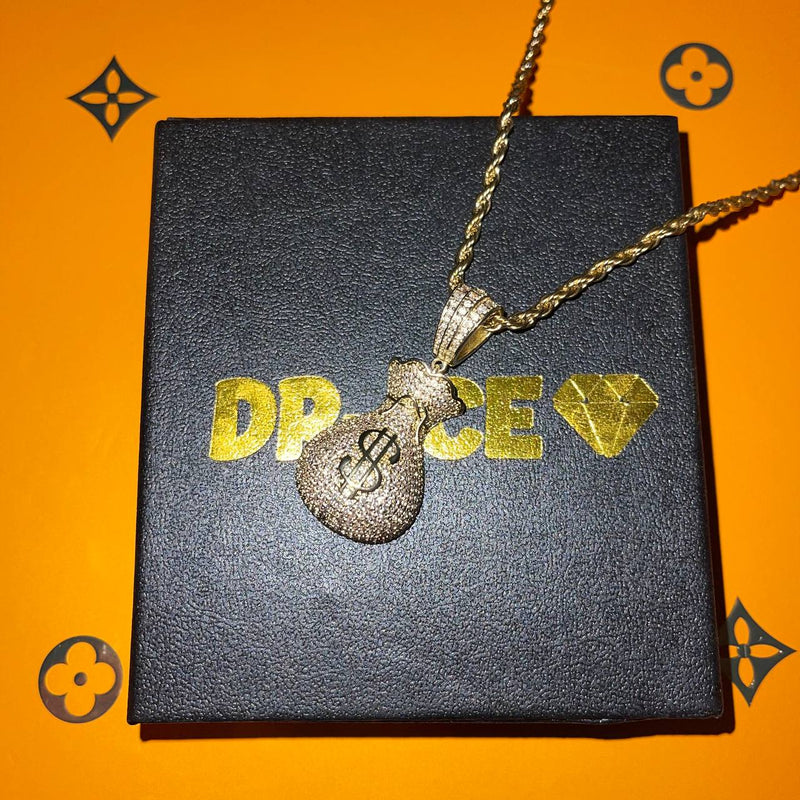 Drice Jewelry | דרייס תכשיטים שרשרת יוקרתית שק כסף לגבר - זהב